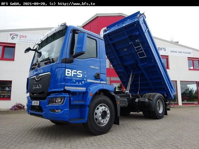 MAN TGM (TG3) 15.320 4x2 BL 3-Seiten Kipper, Anhänge - Camión volquete: foto 1 MAN TGM (TG3) 15.320 4x2 BL 3-Seiten Kipper, Anhänge - Camión volquete: foto 1