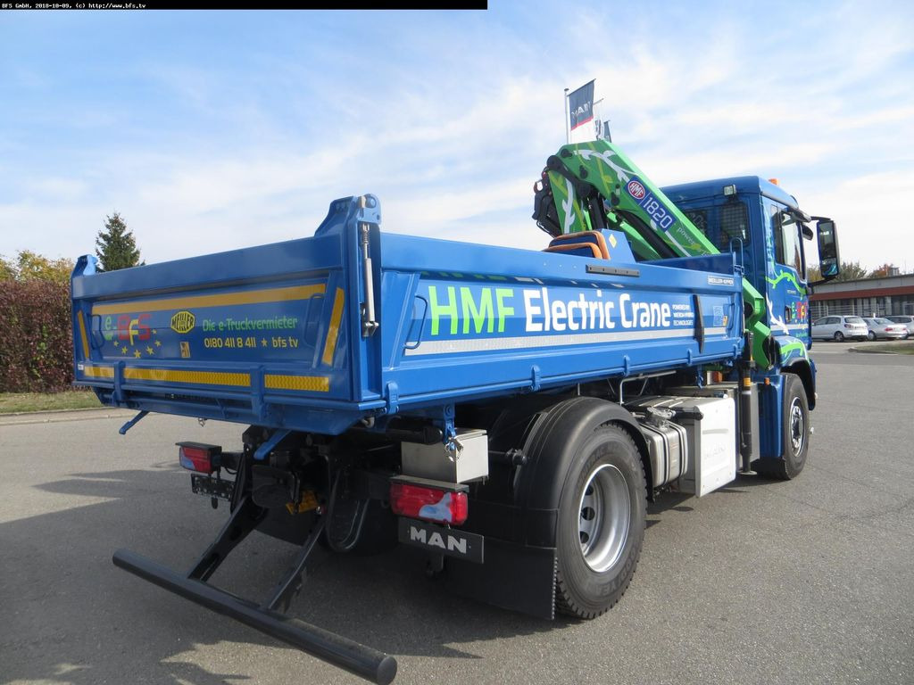 MAN TGS 18.420 4x4H BL HMF,Elektrokran 1820 K4 RC MAN TGS 18.420 4x4H BL HMF,Elektrokran 1820 K4 RC - Camión volquete: foto 2 MAN TGS 18.420 4x4H BL HMF,Elektrokran 1820 K4 RC MAN TGS 18.420 4x4H BL HMF,Elektrokran 1820 K4 RC - Camión volquete: foto 2