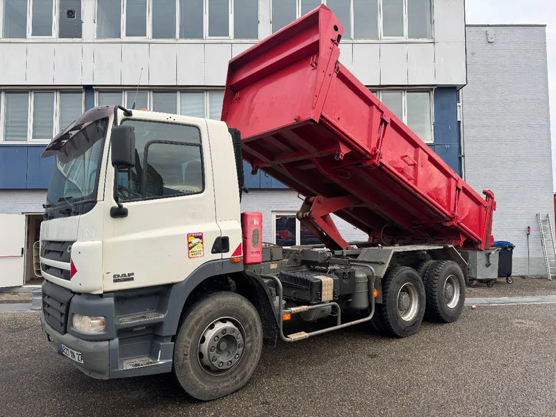 DAF CF 85.340 6X4 MANUAL GEAR FULL STEEL EURO 3 HUB REDUCTION KIPPER - Camión volquete: foto 1 DAF CF 85.340 6X4 MANUAL GEAR FULL STEEL EURO 3 HUB REDUCTION KIPPER - Camión volquete: foto 1