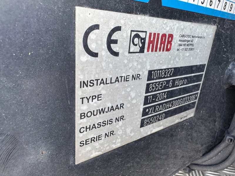 Camión caja abierta, Camión grúa DAF XF 460 8X2 - EURO 6 + HIAB 855 EP-6 + REMOTE + STEERING AXLE: foto 17 Camión caja abierta, Camión grúa DAF XF 460 8X2 - EURO 6 + HIAB 855 EP-6 + REMOTE + STEERING AXLE: foto 17