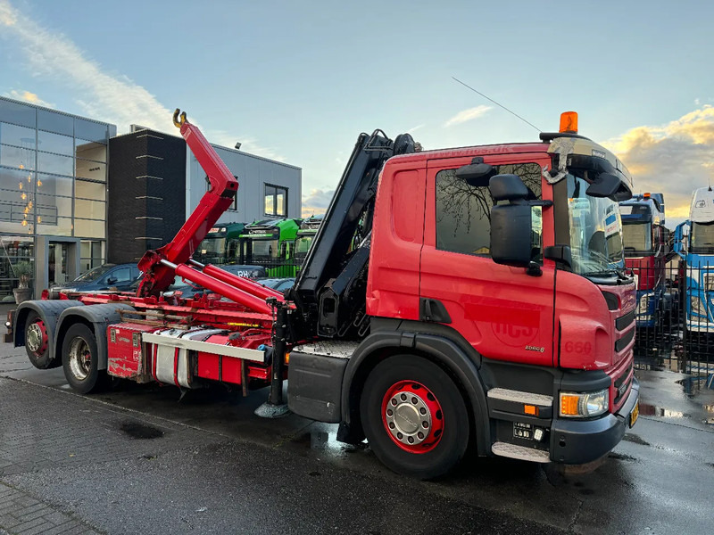 Camión multibasculante, Camión grúa Scania P320 6X2 - EURO 6 + HIAB XS 144 HIPRO + REMOTE + HIAB HOOK + RETARDER: foto 12