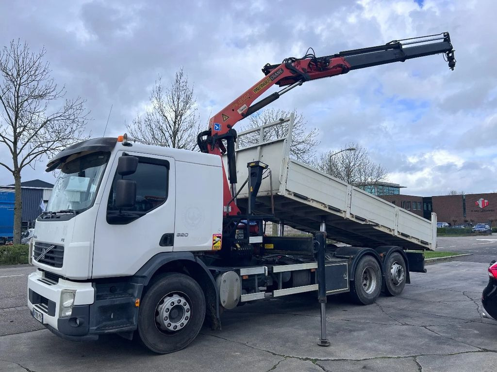 Volvo FE 320 6X2 EURO 4 + PALFINGER PK12502 + REMOTE + - Camión grúa, Camión volquete: foto 1 Volvo FE 320 6X2 EURO 4 + PALFINGER PK12502 + REMOTE + - Camión grúa, Camión volquete: foto 1