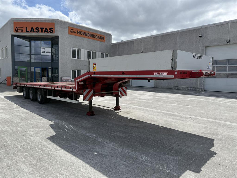KEL-BERG Stepdeck / Tiefbettauflieger / Nedbygget - Semirremolque plataforma/ Caja abierta: foto 1 KEL-BERG Stepdeck / Tiefbettauflieger / Nedbygget - Semirremolque plataforma/ Caja abierta: foto 1