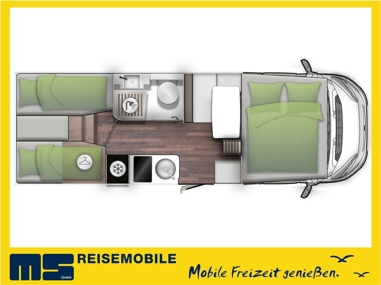 Forster A 699 EB / Modell 2026 / 165PS / EINZELBETTEN - Autocaravana capuchina: foto 1 Forster A 699 EB / Modell 2026 / 165PS / EINZELBETTEN - Autocaravana capuchina: foto 1
