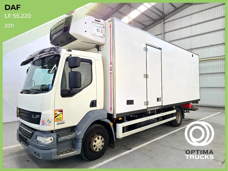 DAF LF 55.220 EURO 5 / CARRIER / MULTITEMPERATUUR / DHOLLANDIA 1500kg - Camión frigorífico: foto 1 DAF LF 55.220 EURO 5 / CARRIER / MULTITEMPERATUUR / DHOLLANDIA 1500kg - Camión frigorífico: foto 1