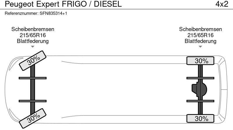 Furgoneta frigorifica, Furgoneta combi Peugeot Expert FRIGO / DIESEL: foto 12