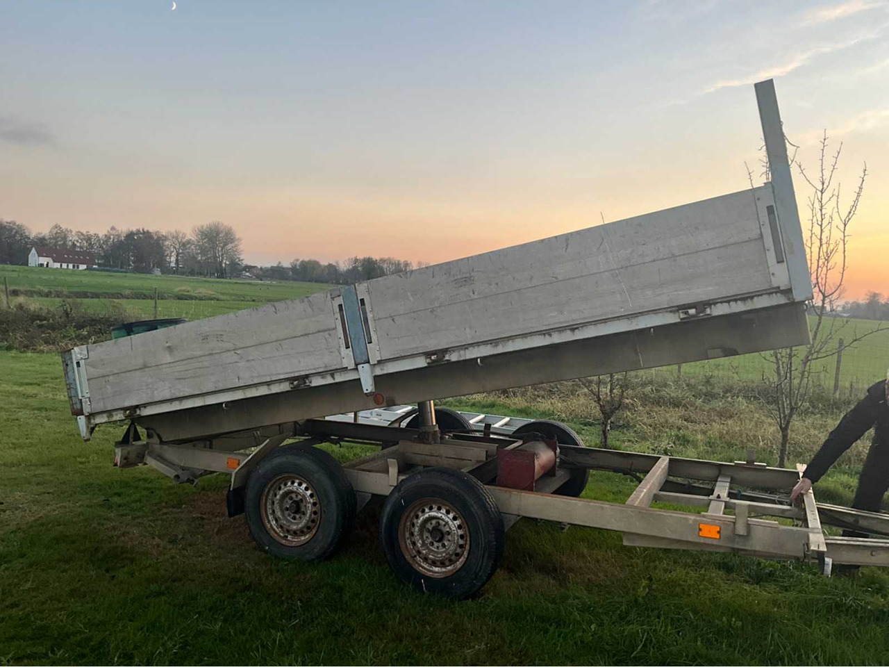 1993 VABO 3UU5T HYDRAULIC TIPPER - 3000KG - Remolque: foto 1 1993 VABO 3UU5T HYDRAULIC TIPPER - 3000KG - Remolque: foto 1