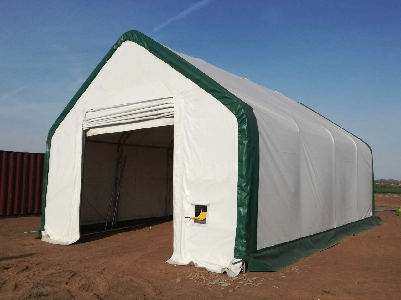 Rhino-Cross-Shelter 4012021DP - 36,6x12,2x6,4 m - Tanque de almacenamiento: foto 5 Rhino-Cross-Shelter 4012021DP - 36,6x12,2x6,4 m - Tanque de almacenamiento: foto 5
