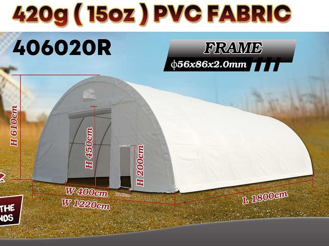 Rhino-Cross-Shelter 406020R - 18x12,2x6,1 m - Tanque de almacenamiento: foto 2 Rhino-Cross-Shelter 406020R - 18x12,2x6,1 m - Tanque de almacenamiento: foto 2