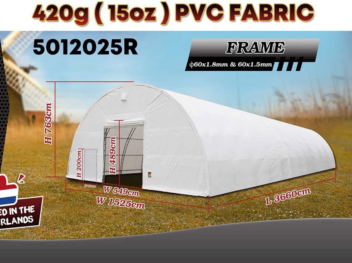Rhino-Cross-Shelter 5012025R - 36,6x15,25x7,625 m - Tanque de almacenamiento: foto 2 Rhino-Cross-Shelter 5012025R - 36,6x15,25x7,625 m - Tanque de almacenamiento: foto 2