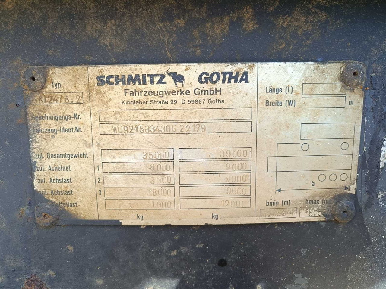 SCHMITZ GOTHA - SKI 24 / 7.2 - SEMI-TRAILER - 2003 - Semirremolque: foto 3 SCHMITZ GOTHA - SKI 24 / 7.2 - SEMI-TRAILER - 2003 - Semirremolque: foto 3