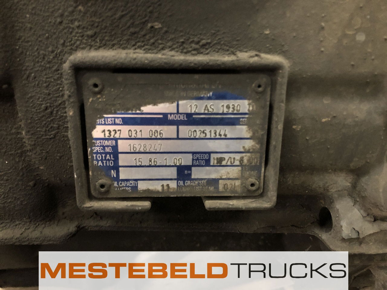 DAF 12 AS 1930 TD - Caja de cambios y piezas para Camión: foto 5 DAF 12 AS 1930 TD - Caja de cambios y piezas para Camión: foto 5
