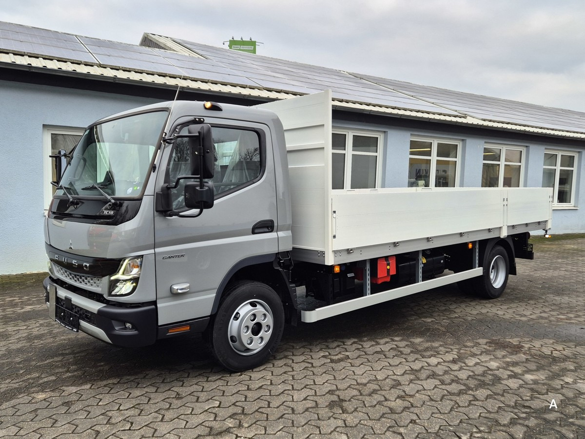 FUSO Canter 7C18 Gastransport ADR Gefahrgut Pritsche - Furgoneta caja abierta: foto 1 FUSO Canter 7C18 Gastransport ADR Gefahrgut Pritsche - Furgoneta caja abierta: foto 1