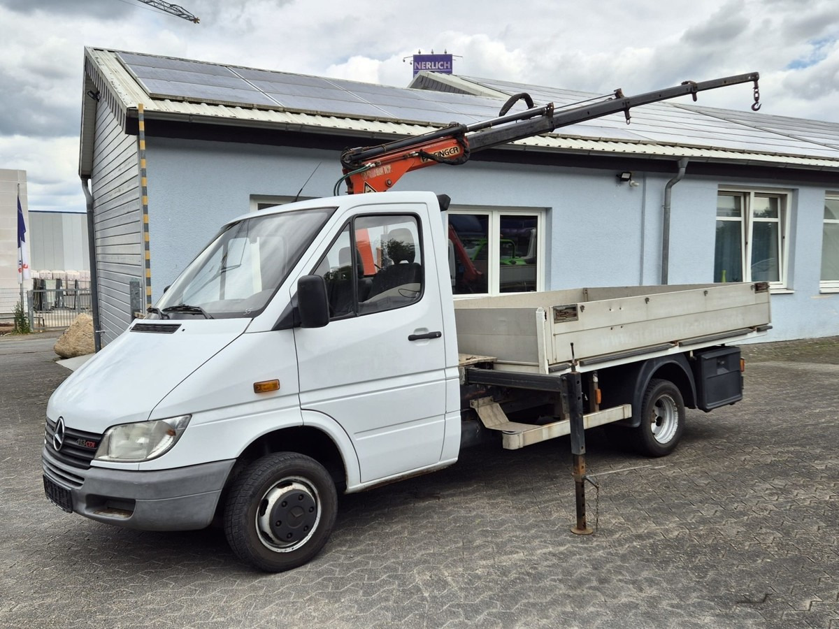 MERCEDES-BENZ Sprinter 413 313 Pritsche Kran Palfinger PC2300 - Furgoneta caja abierta: foto 3 MERCEDES-BENZ Sprinter 413 313 Pritsche Kran Palfinger PC2300 - Furgoneta caja abierta: foto 3