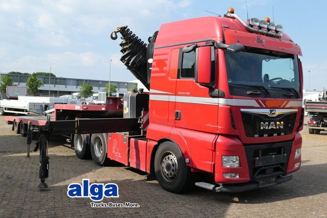 MAN 28.500 TGX 6x2, Kran PM 40528, Funk, Seilwinde - Cabeza tractora: foto 1 MAN 28.500 TGX 6x2, Kran PM 40528, Funk, Seilwinde - Cabeza tractora: foto 1