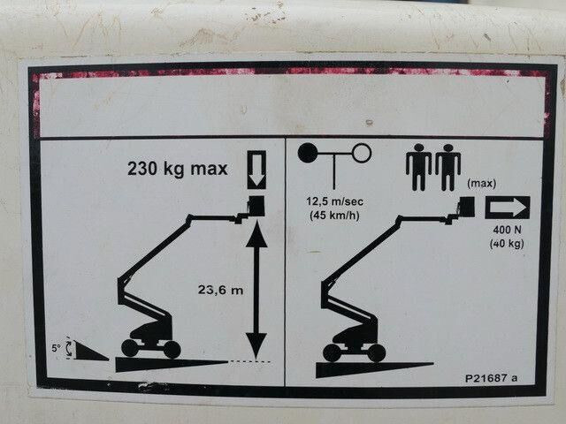 Plataforma articulada Haulotte HA260PX, Arbeitshöhe 25,6m., Allrad, Gelände: foto 14