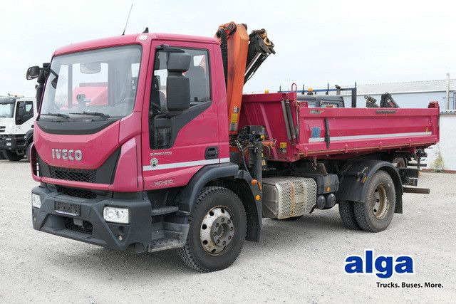 Iveco ML140E21K 4x2, Meiller, Palfinger PK 7000A - Camión volquete, Camión grúa: foto 1 Iveco ML140E21K 4x2, Meiller, Palfinger PK 7000A - Camión volquete, Camión grúa: foto 1