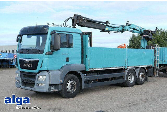 MAN 26.440 TGS BL 6x2, Hyva HB230 E4, Lenk-Lift - Camión caja abierta: foto 1 MAN 26.440 TGS BL 6x2, Hyva HB230 E4, Lenk-Lift - Camión caja abierta: foto 1