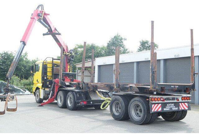 MAN 26.540 TGX 6x4, Kombizug, Huttner LNZK 20 - Camión forestal: foto 4 MAN 26.540 TGX 6x4, Kombizug, Huttner LNZK 20 - Camión forestal: foto 4