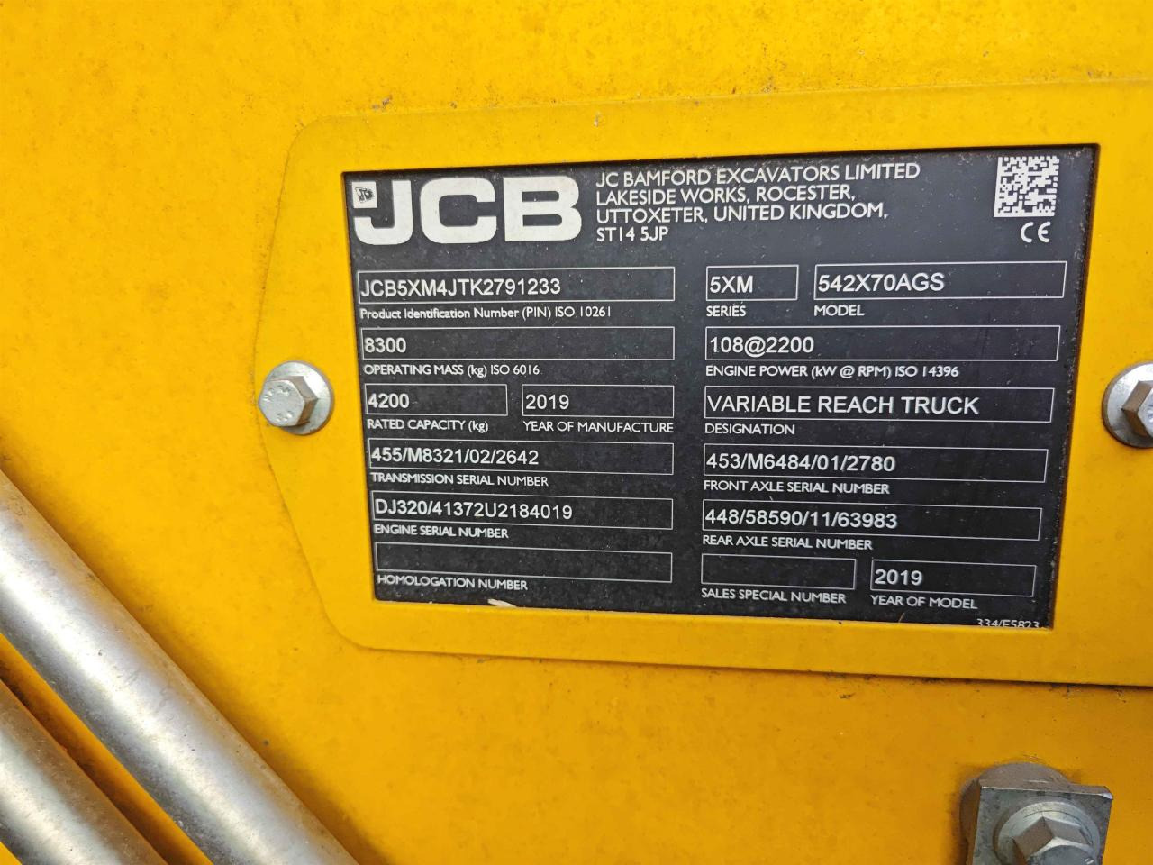 JCB 542-70 - Manipulador telescópico: foto 4 JCB 542-70 - Manipulador telescópico: foto 4