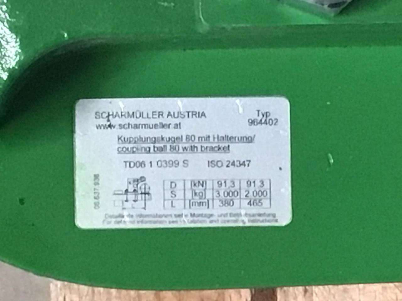 Scharmüller K80 Zugpendel - Recambio para Maquinaria agrícola: foto 3 Scharmüller K80 Zugpendel - Recambio para Maquinaria agrícola: foto 3