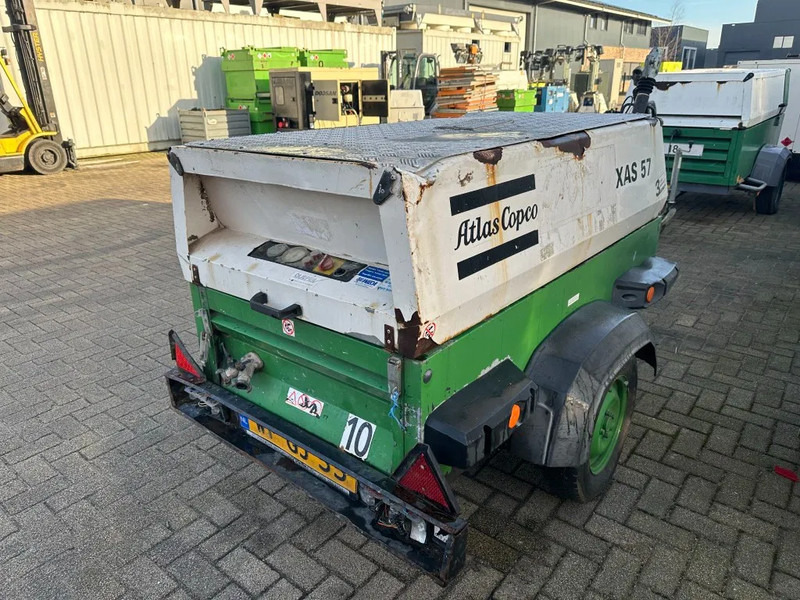 Compresor de aire Atlas-Copco XAS 57 DD Deutz 3 m3 / min 23 kW 7 Bar Mobiele Diesel Compressor op aanhanger: foto 7