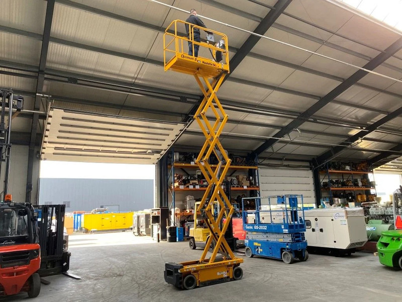 Plataforma de tijeras Haulotte Optimum 8 Elektrische Schaarhoogwerker 7.8 meter werkhoogte als nieuw ! 28 uur !: foto 7