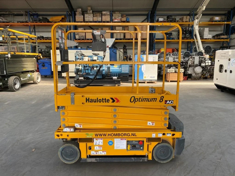 Plataforma de tijeras Haulotte Optimum 8 Elektrische Schaarhoogwerker 7.8 meter werkhoogte als nieuw ! 28 uur !: foto 9