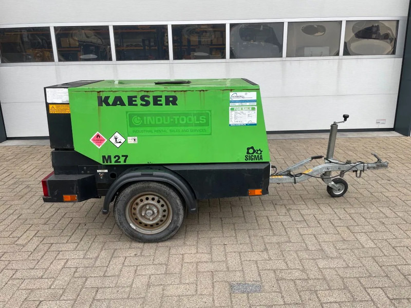 Kaeser M27 Kubota 2,7 m3 / min 7 Bar 18 kW Mobiele Silent Diesel Compressor - Compresor de aire: foto 1 Kaeser M27 Kubota 2,7 m3 / min 7 Bar 18 kW Mobiele Silent Diesel Compressor - Compresor de aire: foto 1