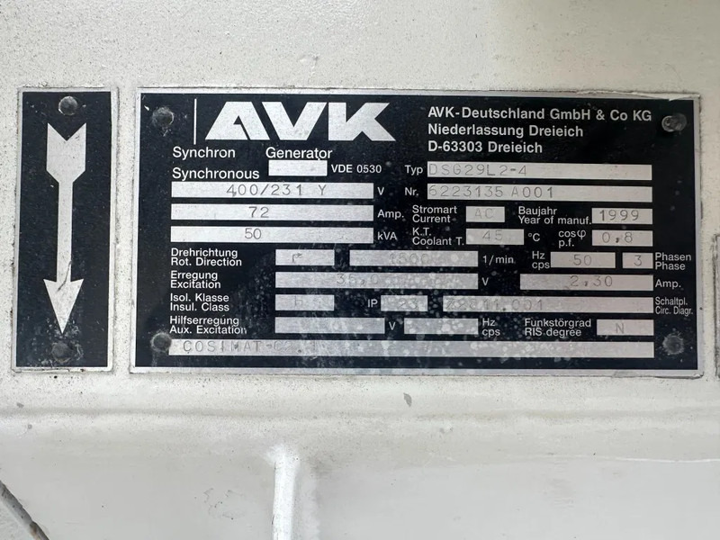 Generador industriale Mercedes-Benz OM 364 MTU 50 kVA Marine Scheepsvaart generatorset: foto 12 Generador industriale Mercedes-Benz OM 364 MTU 50 kVA Marine Scheepsvaart generatorset: foto 12