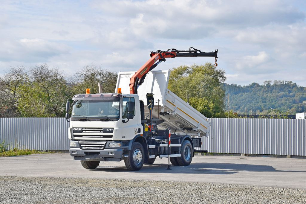DAF CF 75.310 Kipper 4,30 m + KRAN * TOPZUSTAND DAF CF 75.310 Kipper 4,30 m + KRAN * TOPZUSTAND - Camión volquete, Camión grúa: foto 2 DAF CF 75.310 Kipper 4,30 m + KRAN * TOPZUSTAND DAF CF 75.310 Kipper 4,30 m + KRAN * TOPZUSTAND - Camión volquete, Camión grúa: foto 2