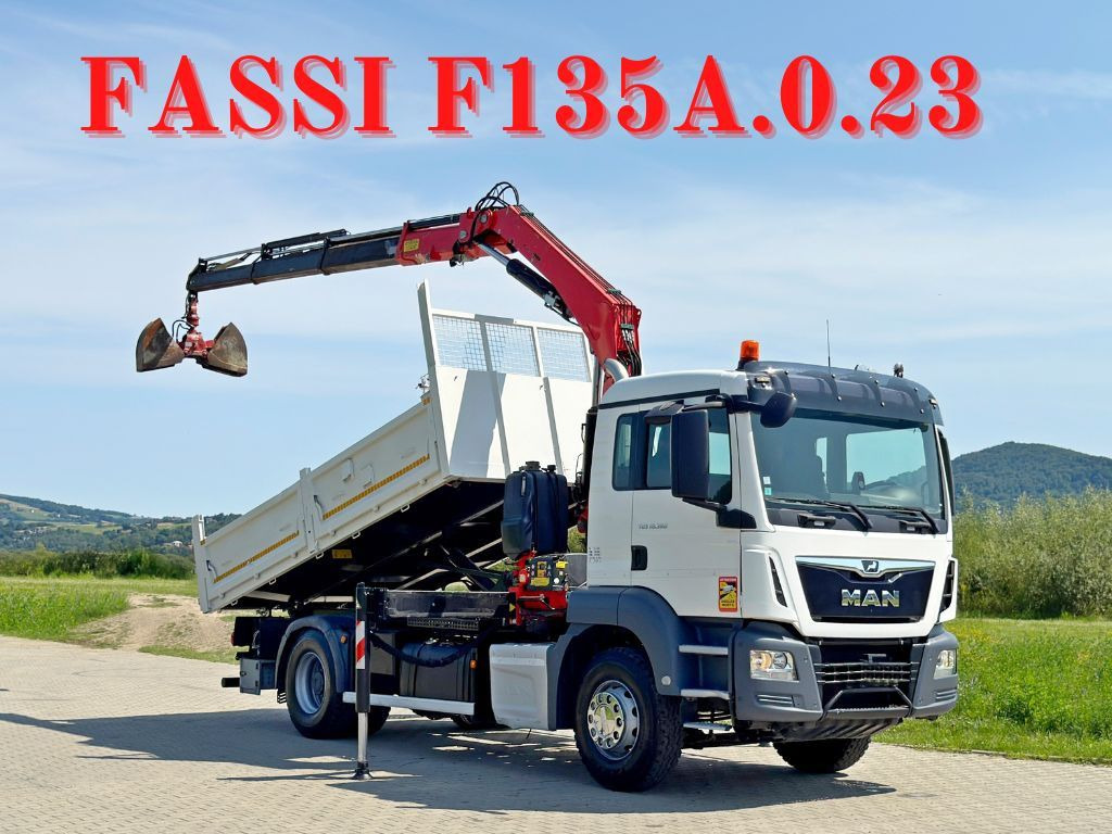 MAN TGS 18.360 * FASSI F135A.0.23 + FUNK * TOP - Camión grúa: foto 1 MAN TGS 18.360 * FASSI F135A.0.23 + FUNK * TOP - Camión grúa: foto 1