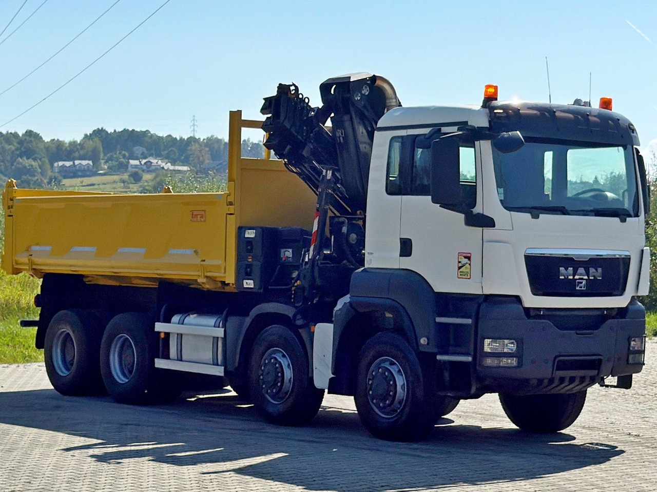 MAN TGS 32.510 * HIAB 288 EP - 5HIDUO/ FUNK * 8x8 - Camión volquete, Camión grúa: foto 4 MAN TGS 32.510 * HIAB 288 EP - 5HIDUO/ FUNK * 8x8 - Camión volquete, Camión grúa: foto 4