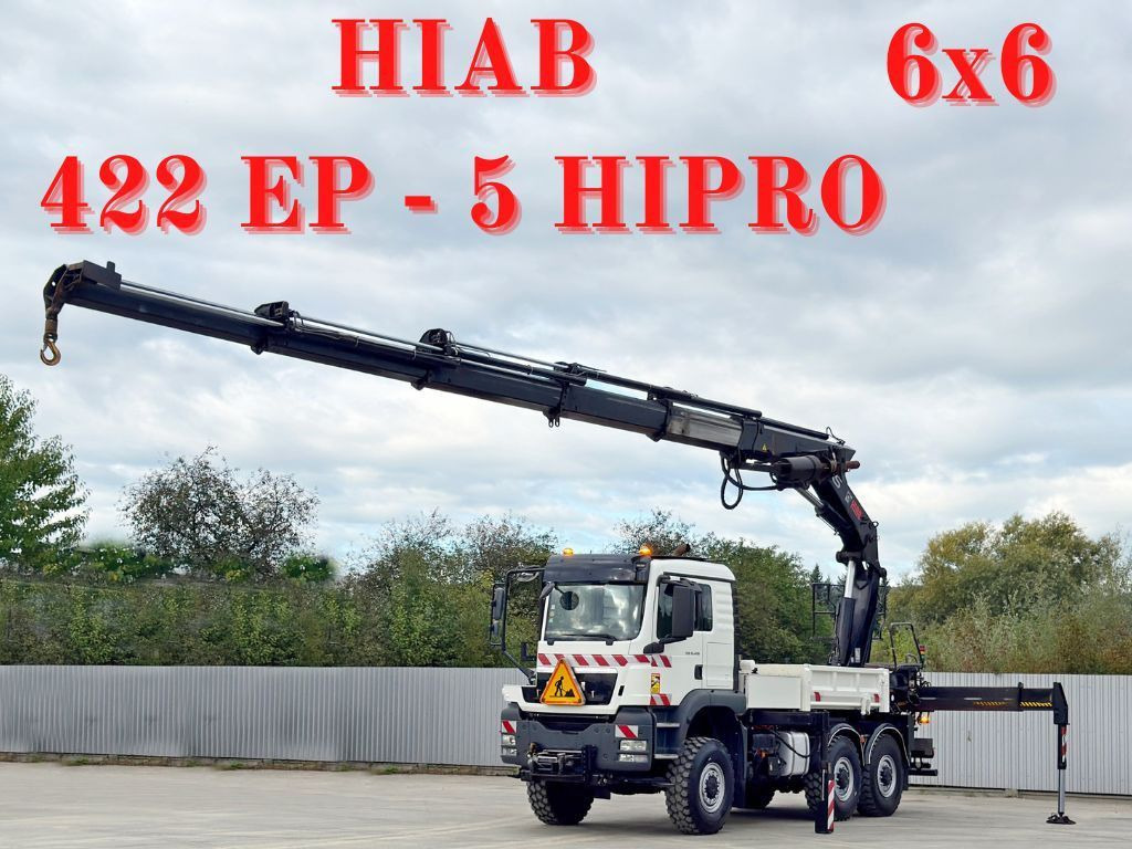 MAN TGS 33.400* HIAB 422 EP-5HIPRO * 6x6 * TOP - Camión grúa: foto 1 MAN TGS 33.400* HIAB 422 EP-5HIPRO * 6x6 * TOP - Camión grúa: foto 1