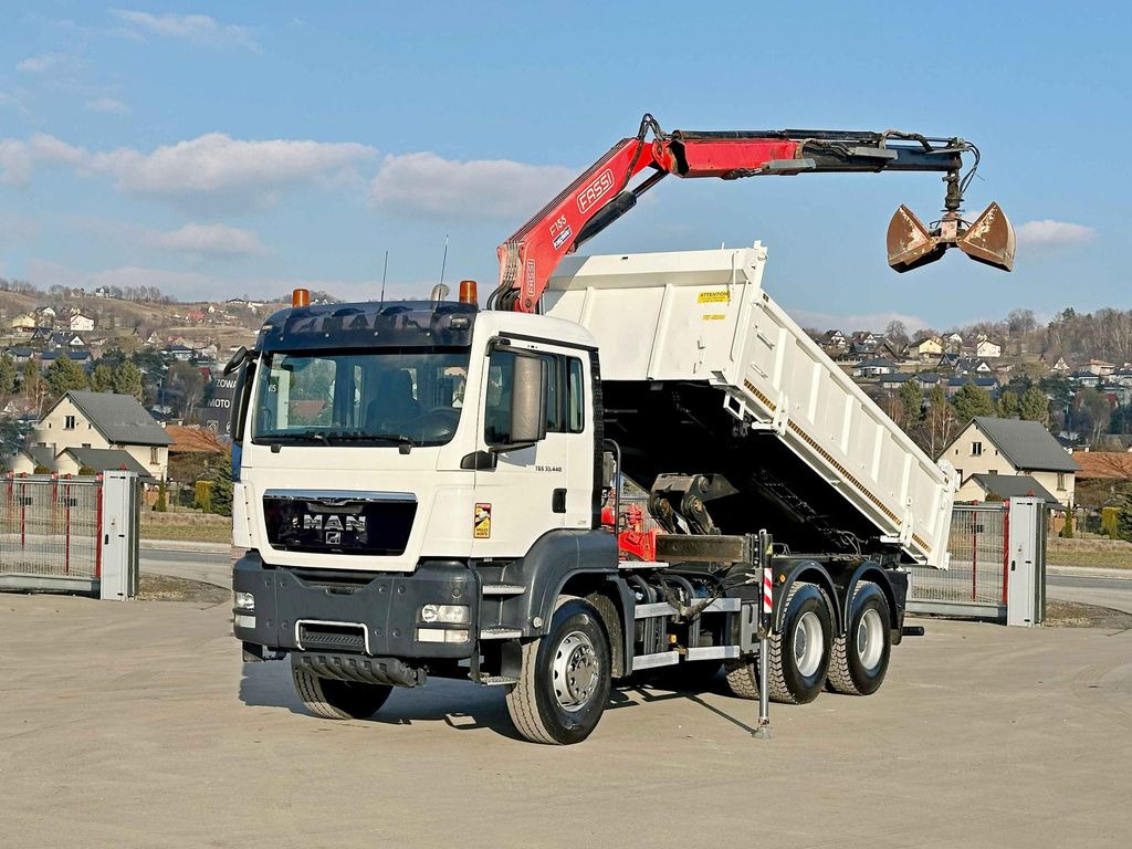MAN TGS 33.440 * FASSI F155A.0.22/ FUNK *6x4 - Camión grúa, Camión volquete: foto 2 MAN TGS 33.440 * FASSI F155A.0.22/ FUNK *6x4 - Camión grúa, Camión volquete: foto 2