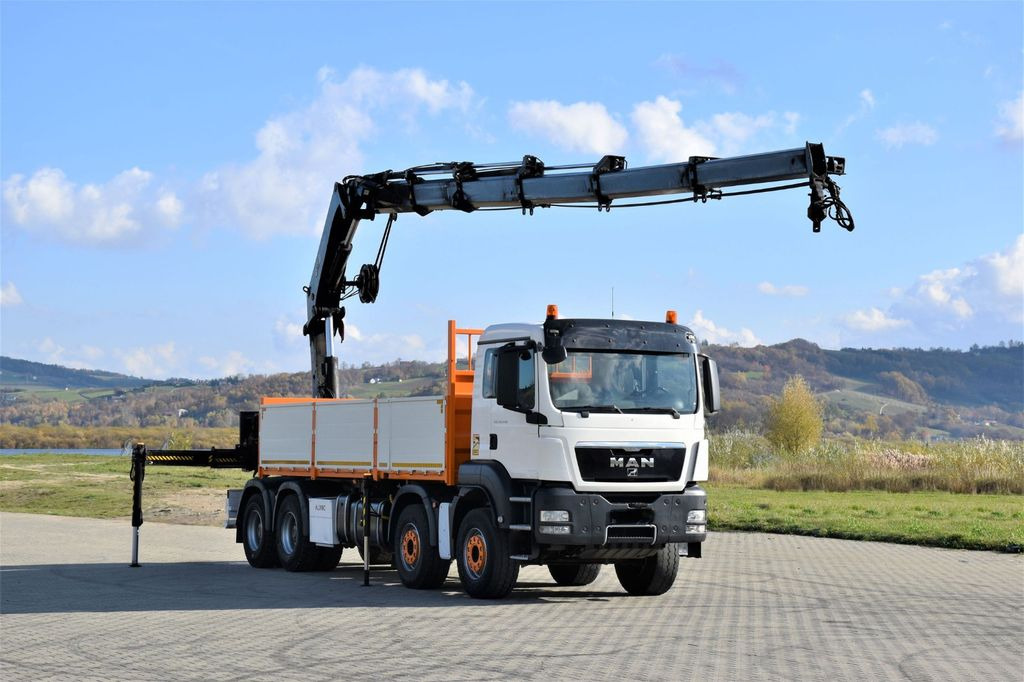 MAN TGS 35.440 * HIAB 322 EP-5HIPRO+FUNK / 8x4! - Camión grúa, Camión caja abierta: foto 2 MAN TGS 35.440 * HIAB 322 EP-5HIPRO+FUNK / 8x4! - Camión grúa, Camión caja abierta: foto 2