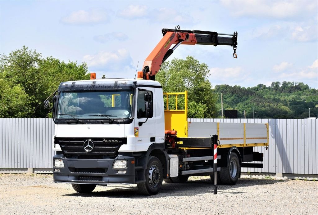 Mercedes-Benz ACTROS 1832 PRITSCHE 6,70m * PK 15500*TOPZUSTAND Mercedes-Benz ACTROS 1832 PRITSCHE 6,70m * PK 15500*TOPZUSTAND - Camión grúa: foto 2 Mercedes-Benz ACTROS 1832 PRITSCHE 6,70m * PK 15500*TOPZUSTAND Mercedes-Benz ACTROS 1832 PRITSCHE 6,70m * PK 15500*TOPZUSTAND - Camión grúa: foto 2