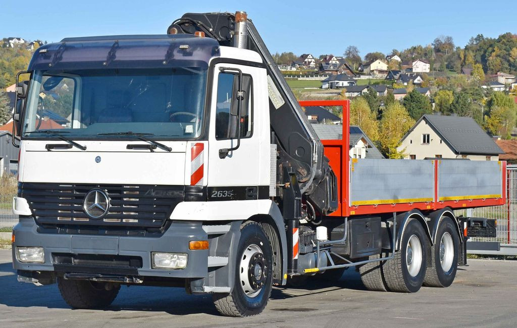 Mercedes-Benz ACTROS 2635 Pritsche 6,40m + HIAB 400 E-5 + FUNK Mercedes-Benz ACTROS 2635 Pritsche 6,40m + HIAB 400 E-5 + FUNK - Camión grúa: foto 4 Mercedes-Benz ACTROS 2635 Pritsche 6,40m + HIAB 400 E-5 + FUNK Mercedes-Benz ACTROS 2635 Pritsche 6,40m + HIAB 400 E-5 + FUNK - Camión grúa: foto 4