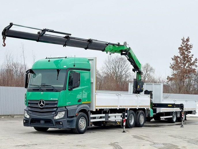Mercedes-Benz ACTROS 2645 * FASSI F345.24 XE + FUNK + Anhänger - Camión grúa: foto 2 Mercedes-Benz ACTROS 2645 * FASSI F345.24 XE + FUNK + Anhänger - Camión grúa: foto 2