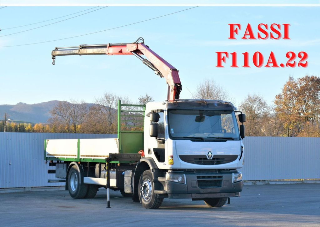 Renault Premium 370* FASSI F110A.22 * TOPZUSTAND - Camión grúa: foto 1 Renault Premium 370* FASSI F110A.22 * TOPZUSTAND - Camión grúa: foto 1