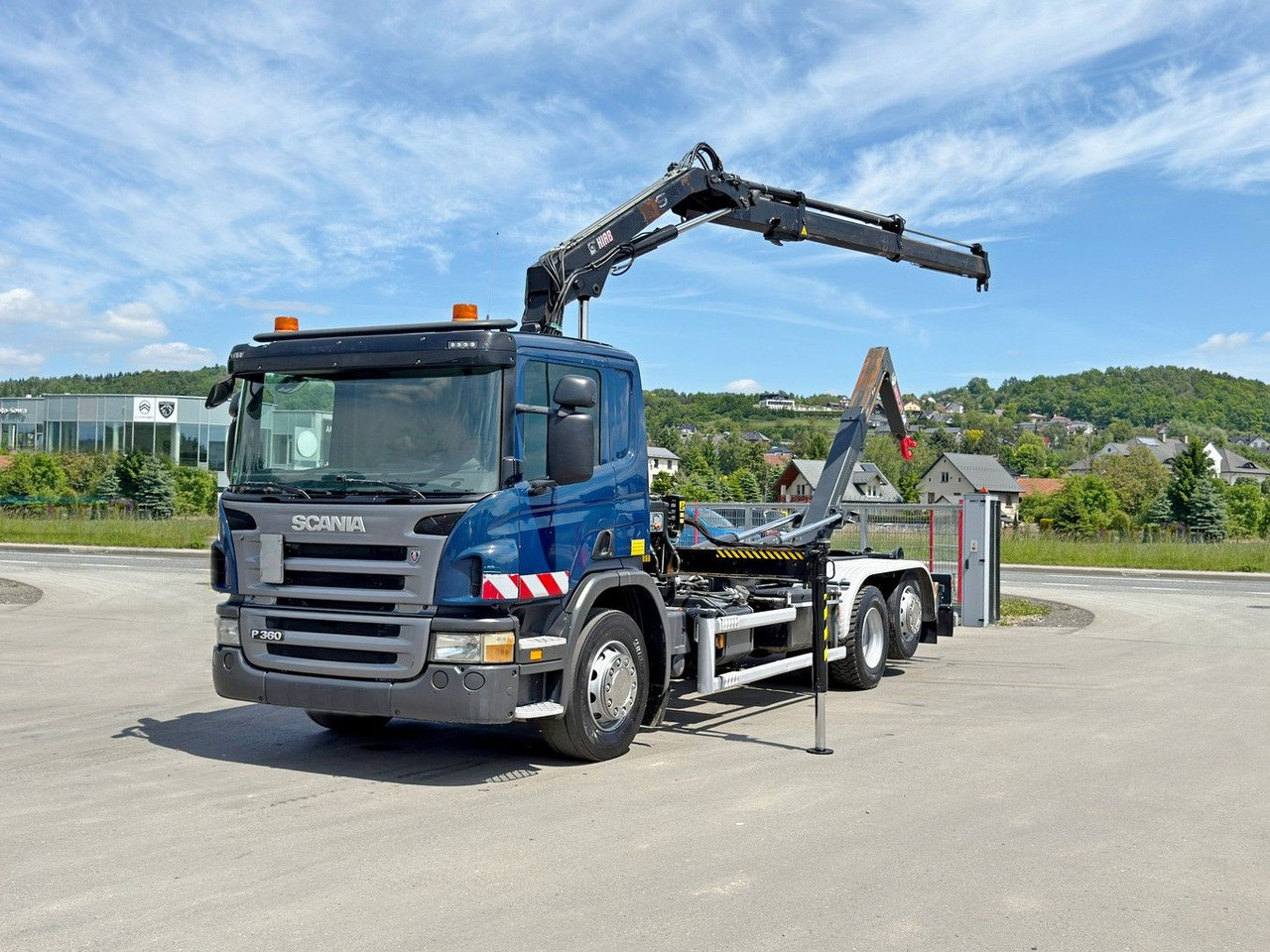 Scania P 360 * ABROLLKIPPER * HIAB 111 BS -2 HIDUO/FUNK - Camión multibasculante, Camión grúa: foto 2 Scania P 360 * ABROLLKIPPER * HIAB 111 BS -2 HIDUO/FUNK - Camión multibasculante, Camión grúa: foto 2