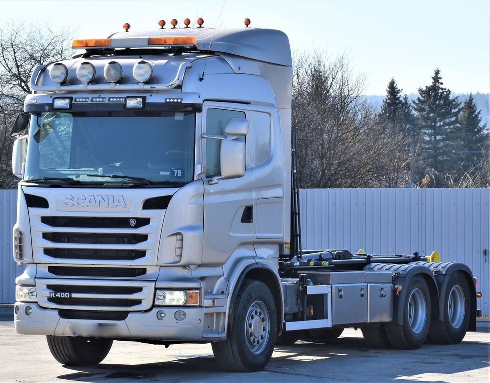 Scania R 480 Abrollkipper * 6x4 * Top Zustand ! - Camión multibasculante: foto 4 Scania R 480 Abrollkipper * 6x4 * Top Zustand ! - Camión multibasculante: foto 4