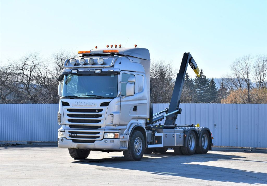 Scania R 480 Abrollkipper * 6x4 * Top Zustand ! - Camión multibasculante: foto 2 Scania R 480 Abrollkipper * 6x4 * Top Zustand ! - Camión multibasculante: foto 2