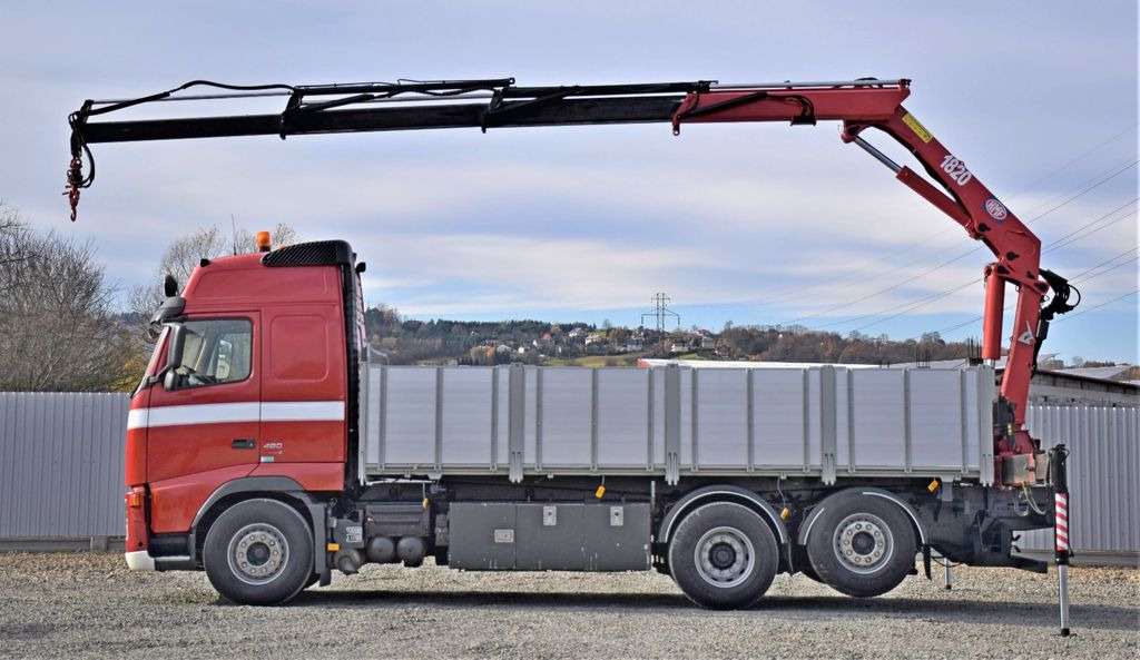 Volvo FH 480 Kipper 6,20m + HMF 1823 K3 + FUNK - Camión grúa, Camión volquete: foto 5 Volvo FH 480 Kipper 6,20m + HMF 1823 K3 + FUNK - Camión grúa, Camión volquete: foto 5