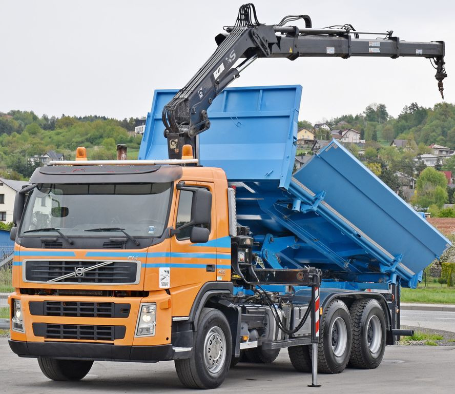 Volvo FM 400 Kipper 5,20m*HIAB 144 ES-3 HIDUO/FUNK*6x4 - Camión grúa, Camión volquete: foto 3 Volvo FM 400 Kipper 5,20m*HIAB 144 ES-3 HIDUO/FUNK*6x4 - Camión grúa, Camión volquete: foto 3