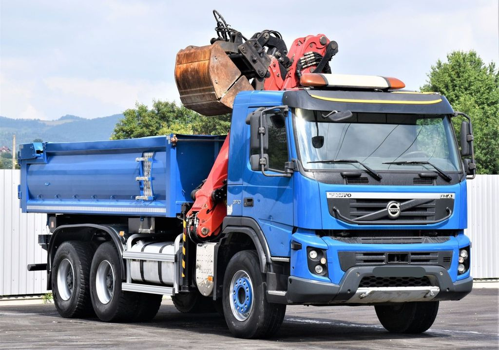Volvo FMX 370 Kipper 4,90m *EPSILON Q150Z/FUNK*6x4  - Camión grúa, Camión volquete: foto 4 Volvo FMX 370 Kipper 4,90m *EPSILON Q150Z/FUNK*6x4  - Camión grúa, Camión volquete: foto 4