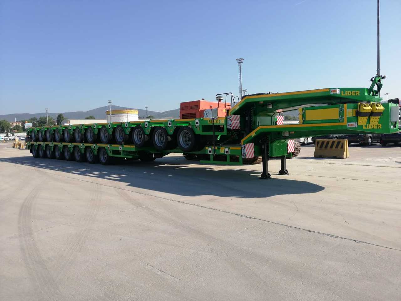 Semirremolque góndola rebajadas para transporte de equipos pesados nuevo LIDER LIDER NEW 2025 MODEL Lowbed: foto 9