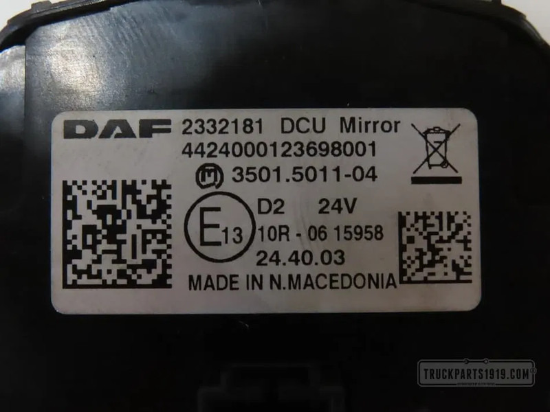 DAF 2332181 Raamschakelaar Li. - Salpicadero para Camión: foto 2 DAF 2332181 Raamschakelaar Li. - Salpicadero para Camión: foto 2