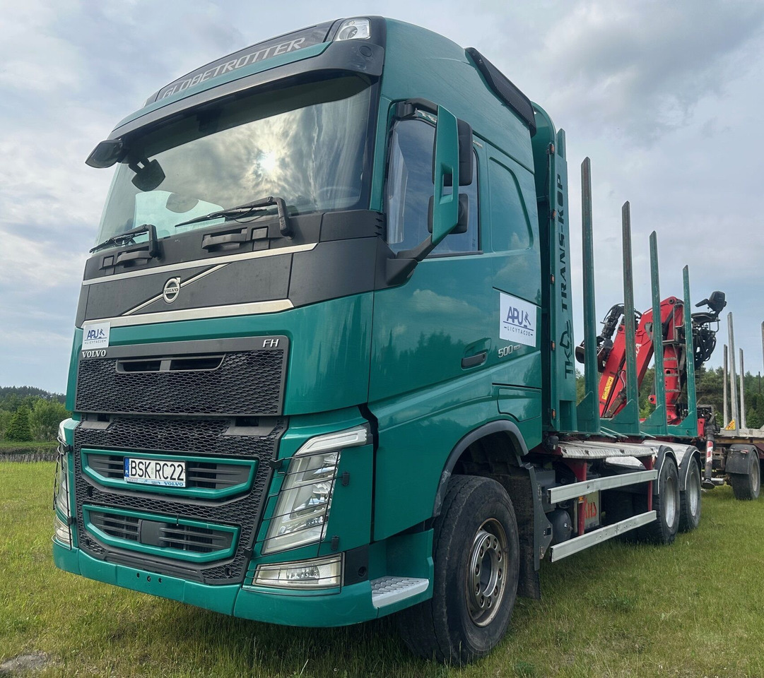 VOLVO FH500 do przewozu drewna - Camión forestal, Camión grúa: foto 1 VOLVO FH500 do przewozu drewna - Camión forestal, Camión grúa: foto 1