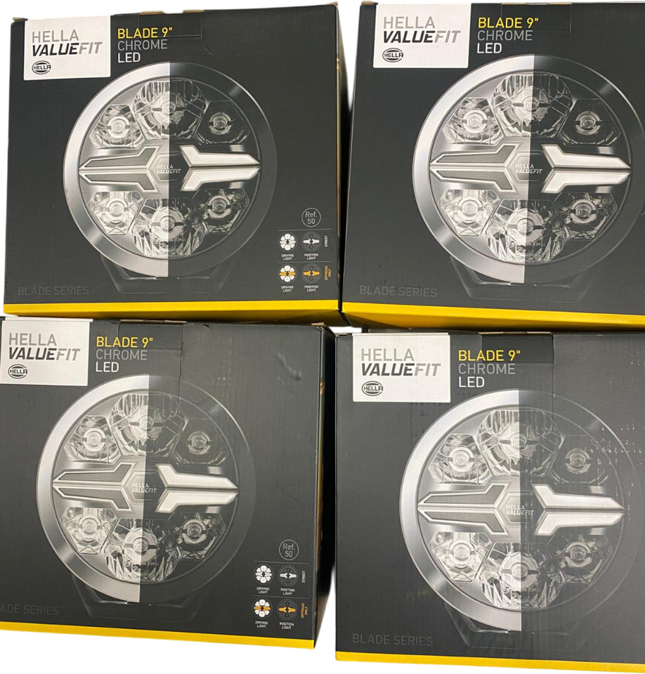 DAF XD XF XG XG+ DAKLAMPBEUGEL + 4x LED SPOTLAMP HELLA BLADE 9 1547663 - Luz/ Iluminación para Camión: foto 4 DAF XD XF XG XG+ DAKLAMPBEUGEL + 4x LED SPOTLAMP HELLA BLADE 9 1547663 - Luz/ Iluminación para Camión: foto 4